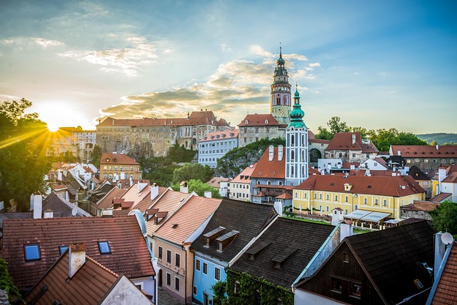Český Krumlov town